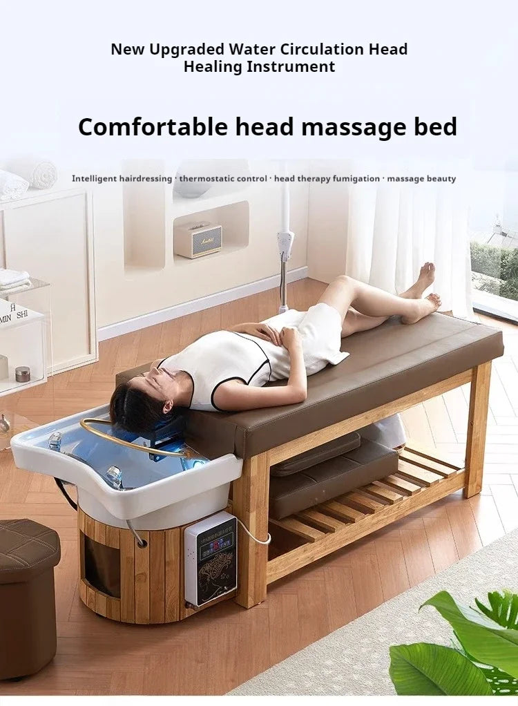 Spa Shampoo Chair | Professional Scalp Treatment Bed by Tidesmit Massage Chairs Tidesmit