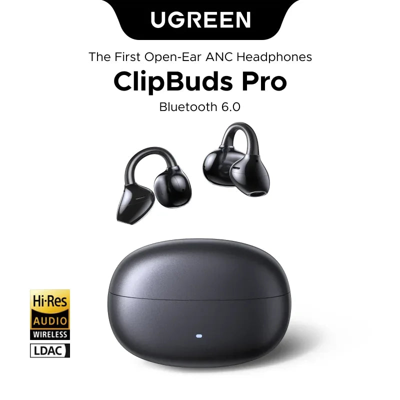 Tidesmit Open Ear Wireless Headphones with ANC - 35 Hour Battery Life black China Mainland Tidesmit