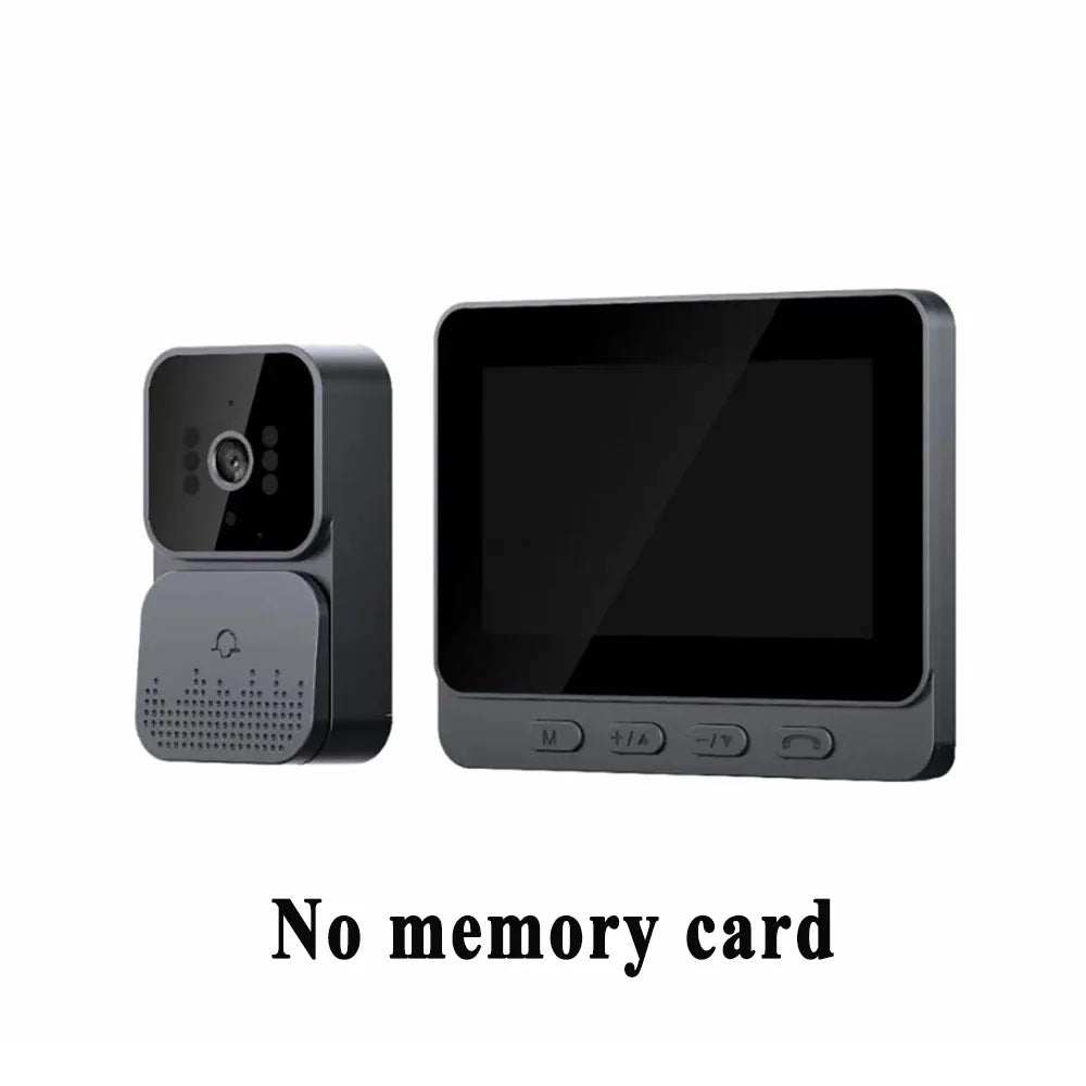 Wireless intercom Doorbell HD Night Vision 4.3in lPs screen Waterproof Visual Doorbell camera smart Home security Video By Bell