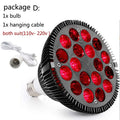 Powerful Red Light Therapy Bulb Anti Aging E27 660nm 850nm Near Infrared IR Lamp Therapy for Skin Pain Relief plant Grow Light P