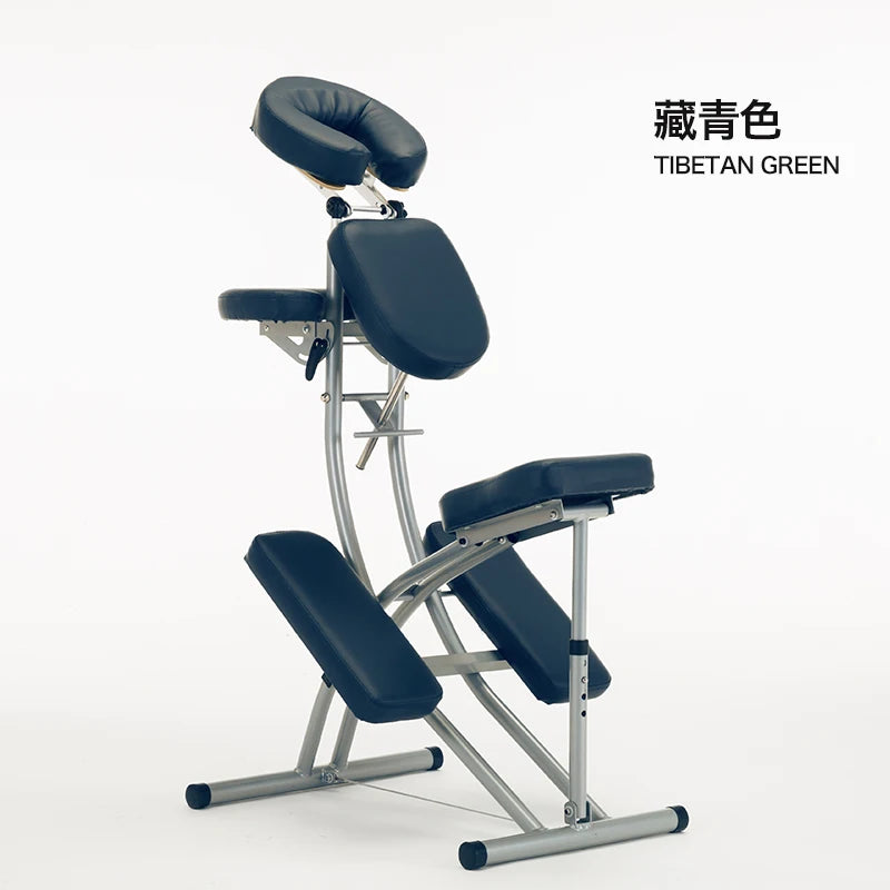 Portable Massage Chair - Foldable Deep Tissue Spa Bed for Wellness Massage Chairs blue Tidesmit