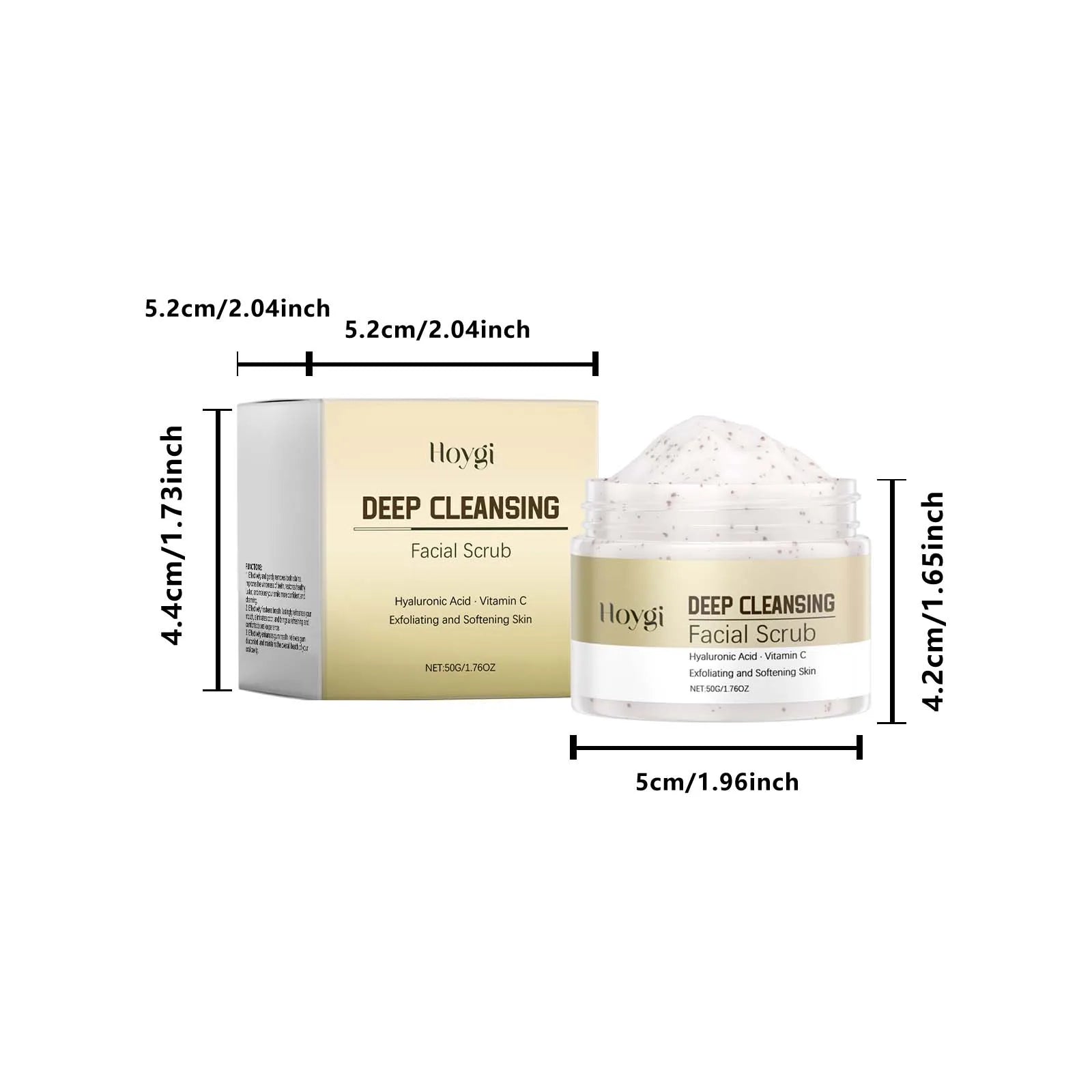 Deep Cleansing Facial Scrub – Pore Refining Exfoliator by Tidesmit Scrubs Treatments Tidesmit