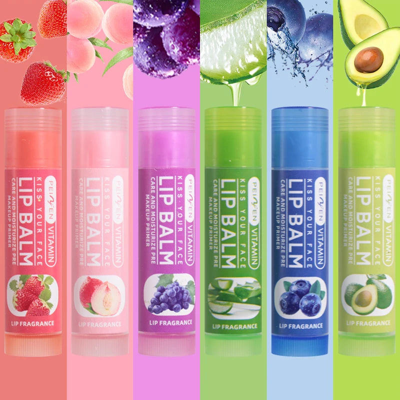 Tidesmit 6-Pack Fruit Flavored Lip Balm Set - Cruelty-Free Lip Care Lip Care Tidesmit