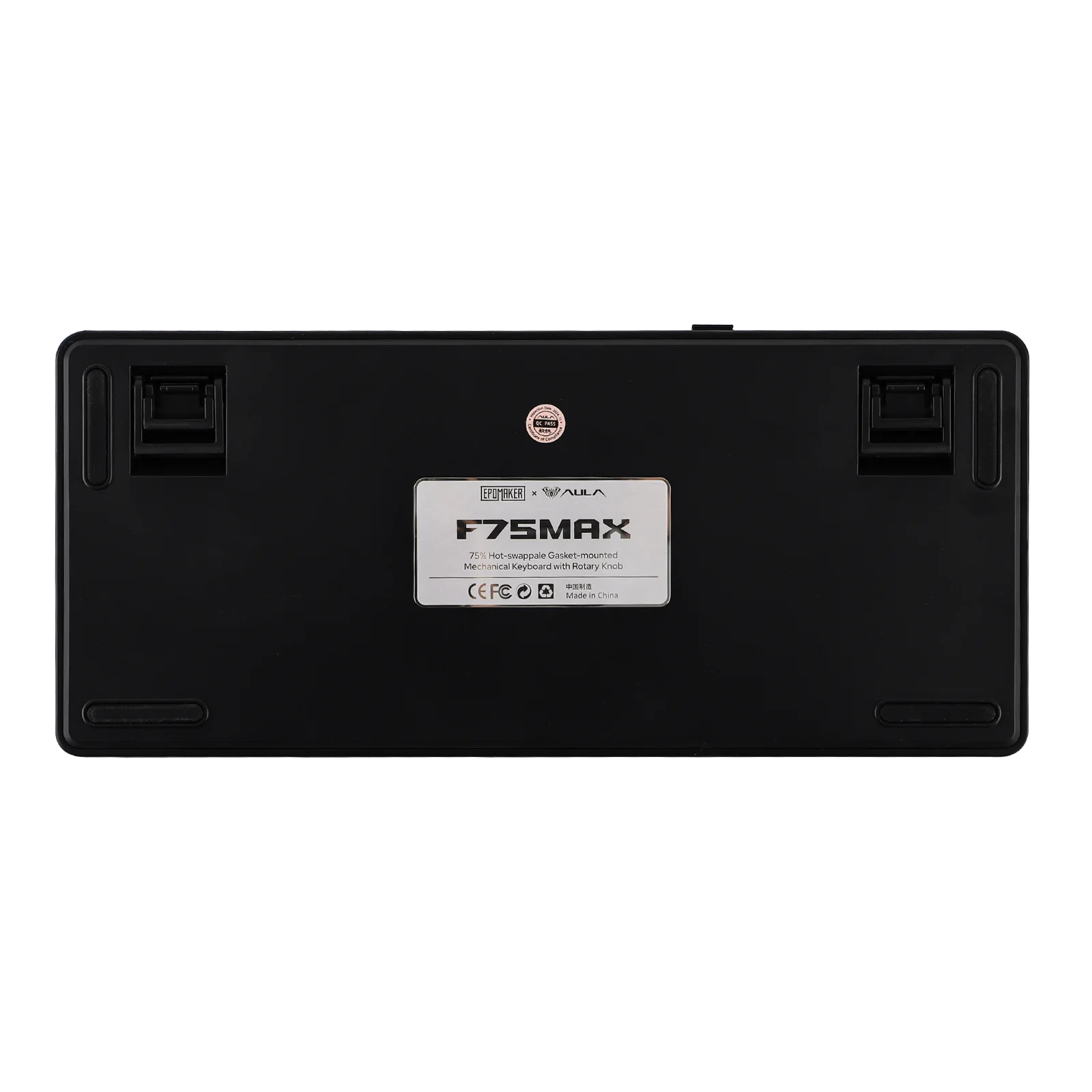EPOMAKER X AULA F75 MAX Compact 75% ANSI Layout Wired/Bluetooth/2.4GHz Wireless Mechanical Keyboard with TFT Screen and a Knob