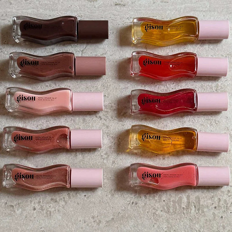 Plumping Lip Oil Gloss - Hydrating Tinted Treatment & Sheer Tint Lip Care Tidesmit