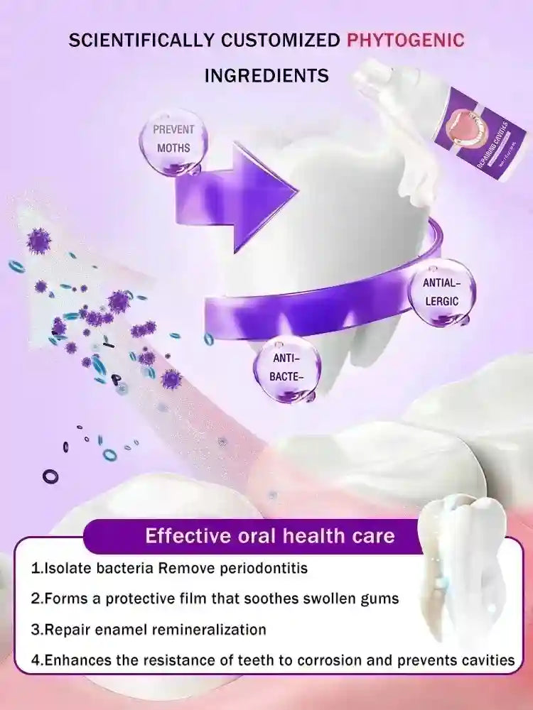 Tidesmit teeth whitening and cavity repair treatment for tooth decay prevention and enamel protection