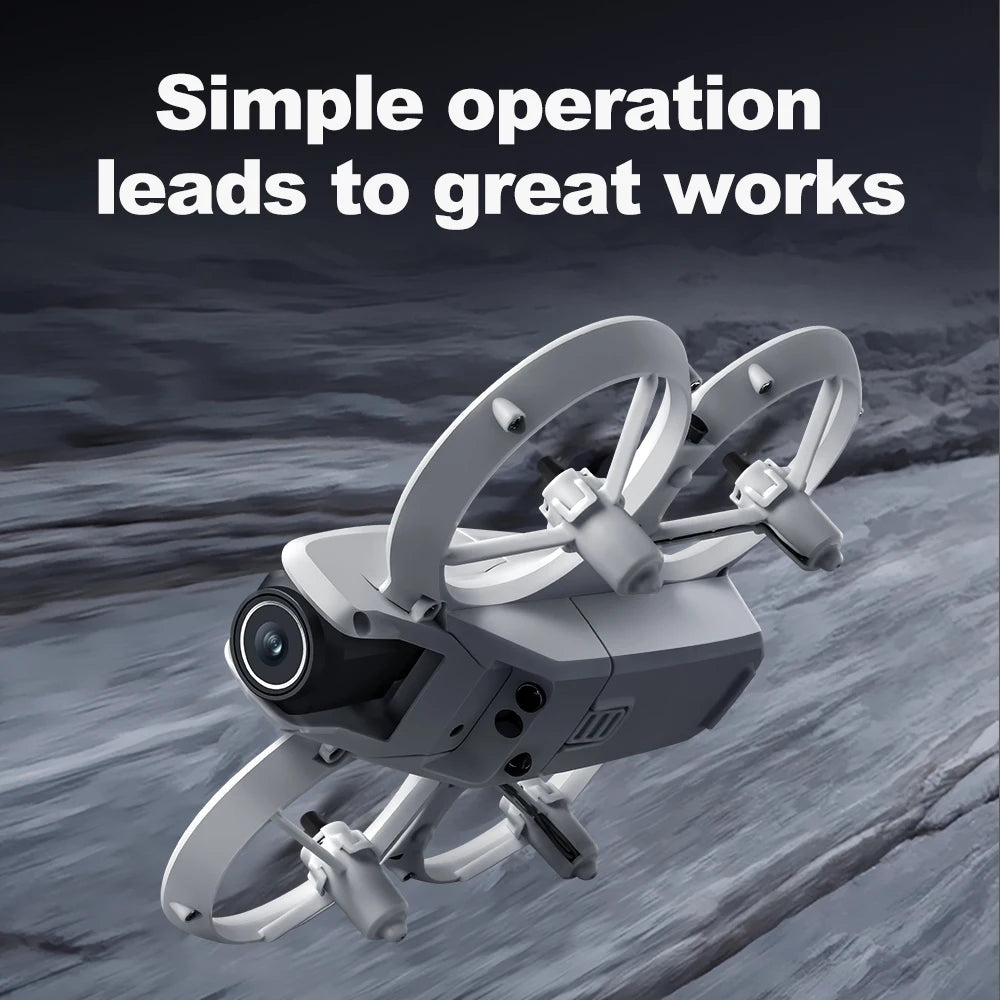 4K Camera Drone: Foldable Wide Angle WiFi Quadcopter for Beginners Tidesmit