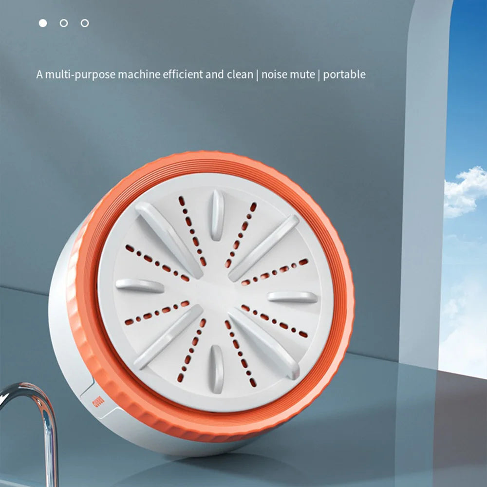 Tidesmit portable USB ultrasonic mini washing machine for travel laundry and compact kitchen dish cleaning 13