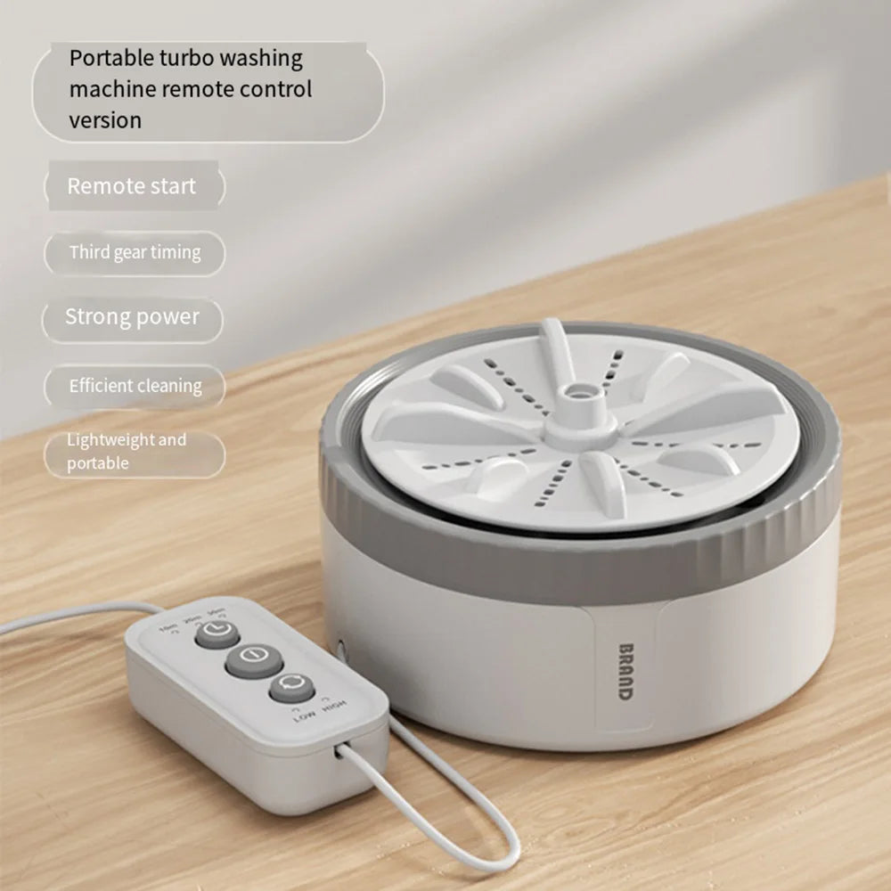 Tidesmit portable USB mini washing machine with 3-gear timer for cleaning underwear, socks, and baby clothes.