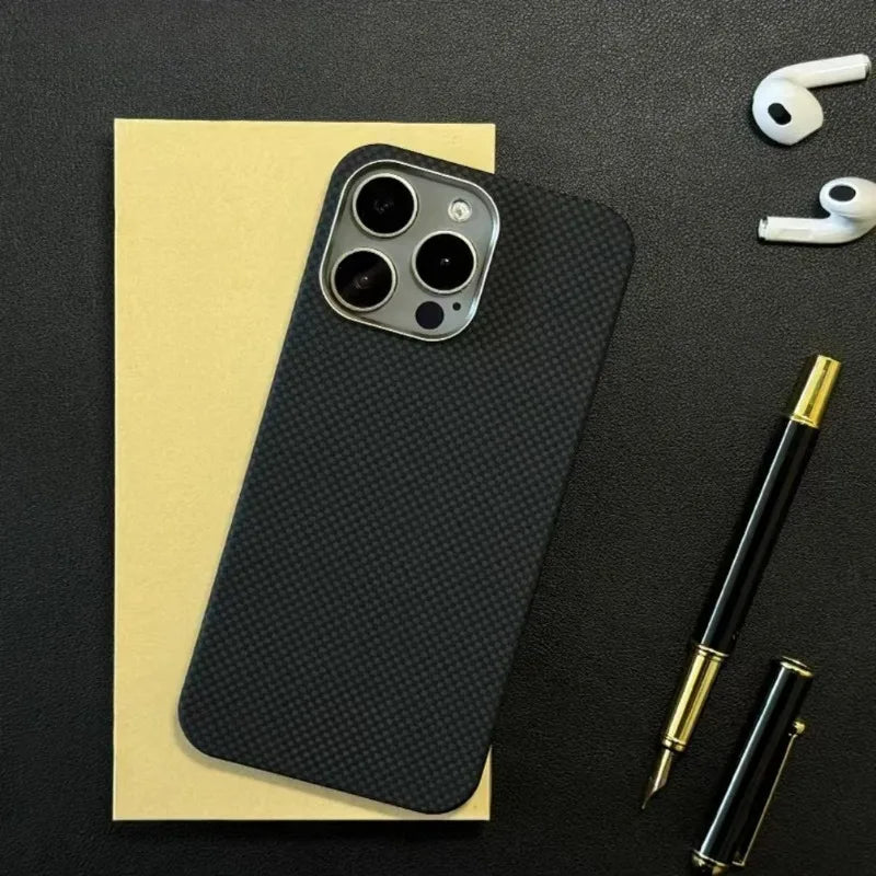 iPhone 16 Pro Max Carbon Fiber Case | Military-Grade Slim Protection Tidesmit