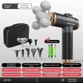 Fascia Gun Massager – Deep Tissue Percussive Therapy Tool Fascia Gun upgrade black Type C Charge Tidesmit