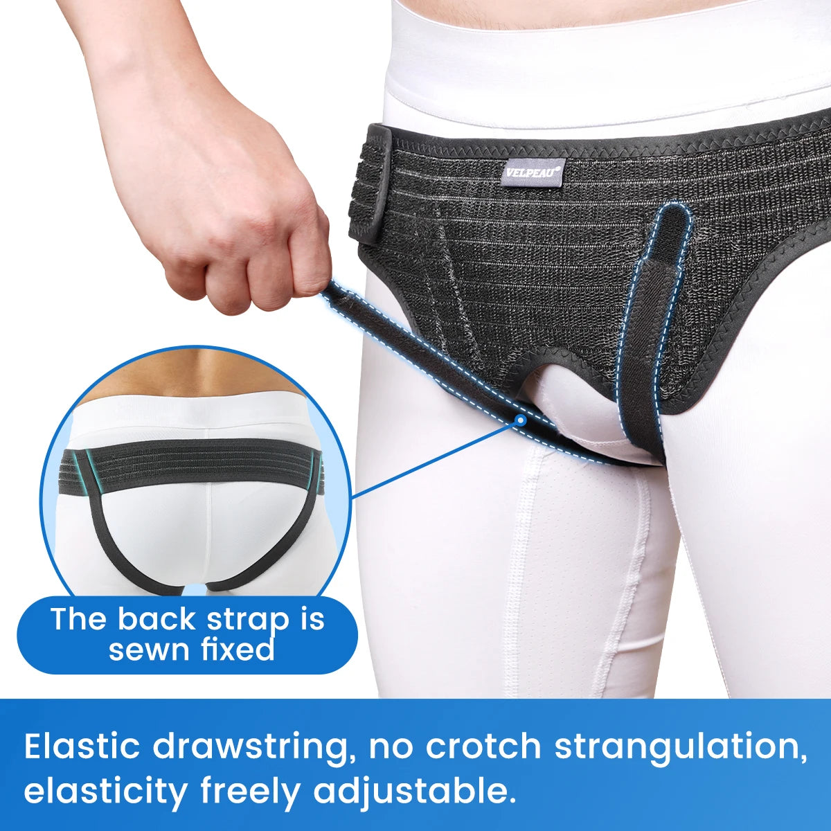 Hernia Belt for Inguinal Pain Relief - Adjustable Support for Daily Comfort Relaxation Treatment Tidesmit
