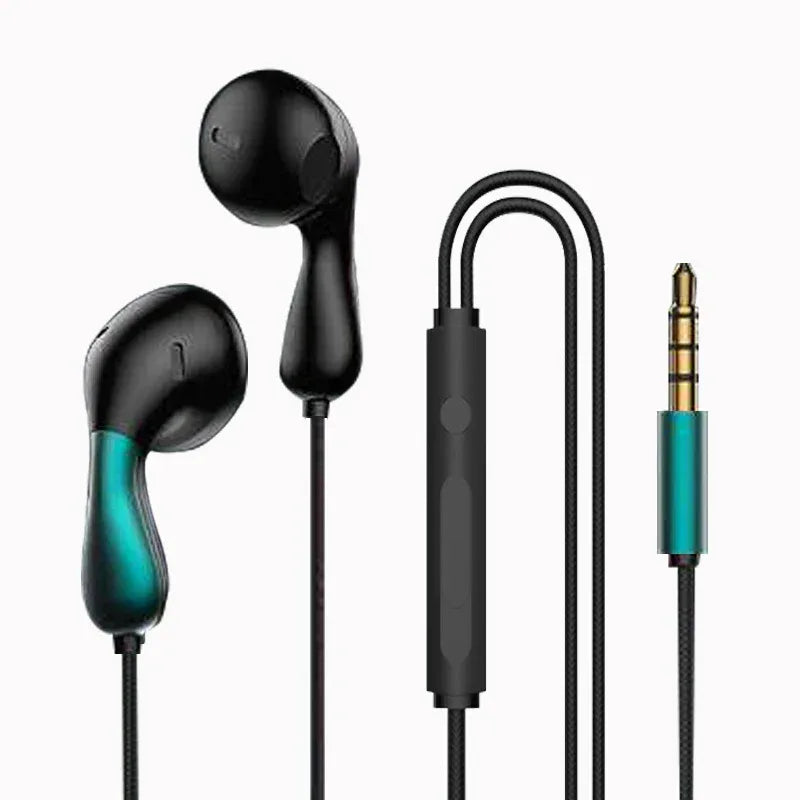 Tidesmit USB-C Wired Earbuds with HD Mic HiFi Stereo Sport Fit HZ20-Green Tidesmit