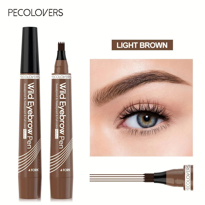 Eyebrow Tattoo Pen Waterproof 4-Tip Microblading Makeup Tool Permanent Makeup Machines 01 Tidesmit