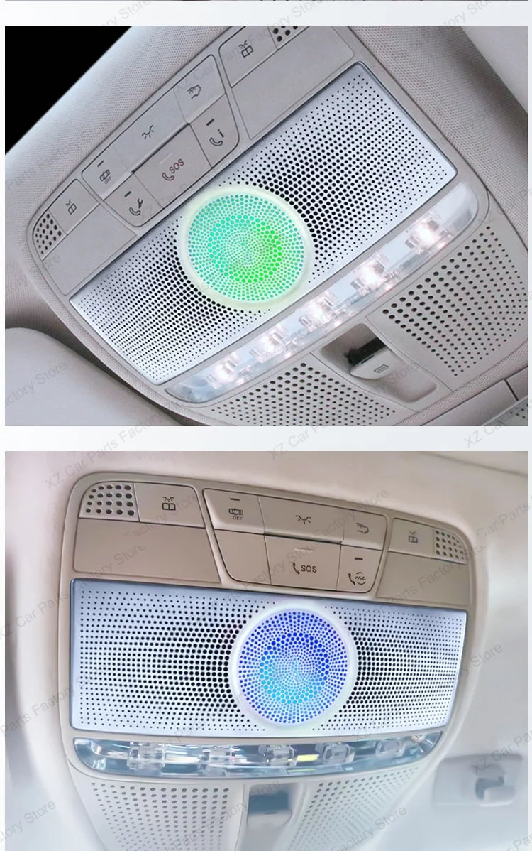 Mercedes Benz W205 X253 64-Color LED Ambient Lighting Kit Tidesmit
