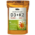 Vitamin D3 & K2 Transdermal Patches Support Strong Bones & Muscle, Calcium Absorption & Immune Health 30 Patches