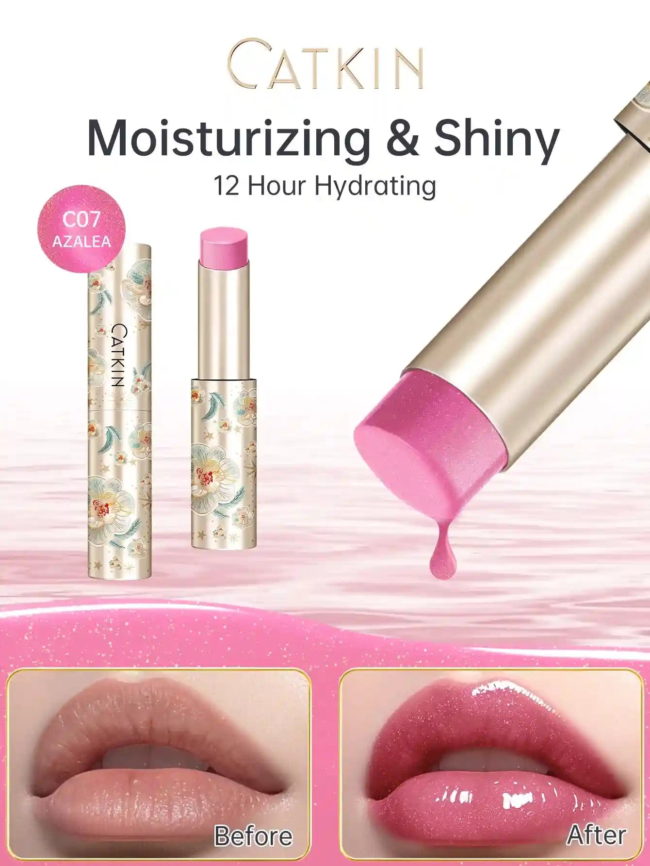 Moisturizing Tinted Lip Balm - Hydrating Lip Care with 6 Vibrant Shades Lip Care Tidesmit