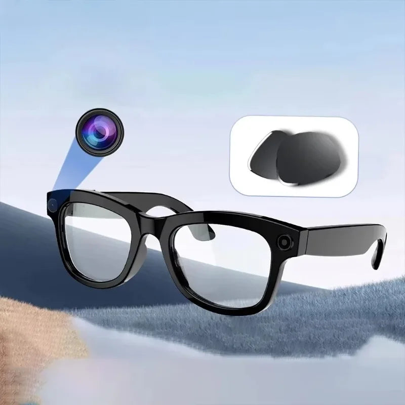 Smart Glasses With 8MP AI Camera and Spatial Audio - Tidesmit Default Title Tidesmit