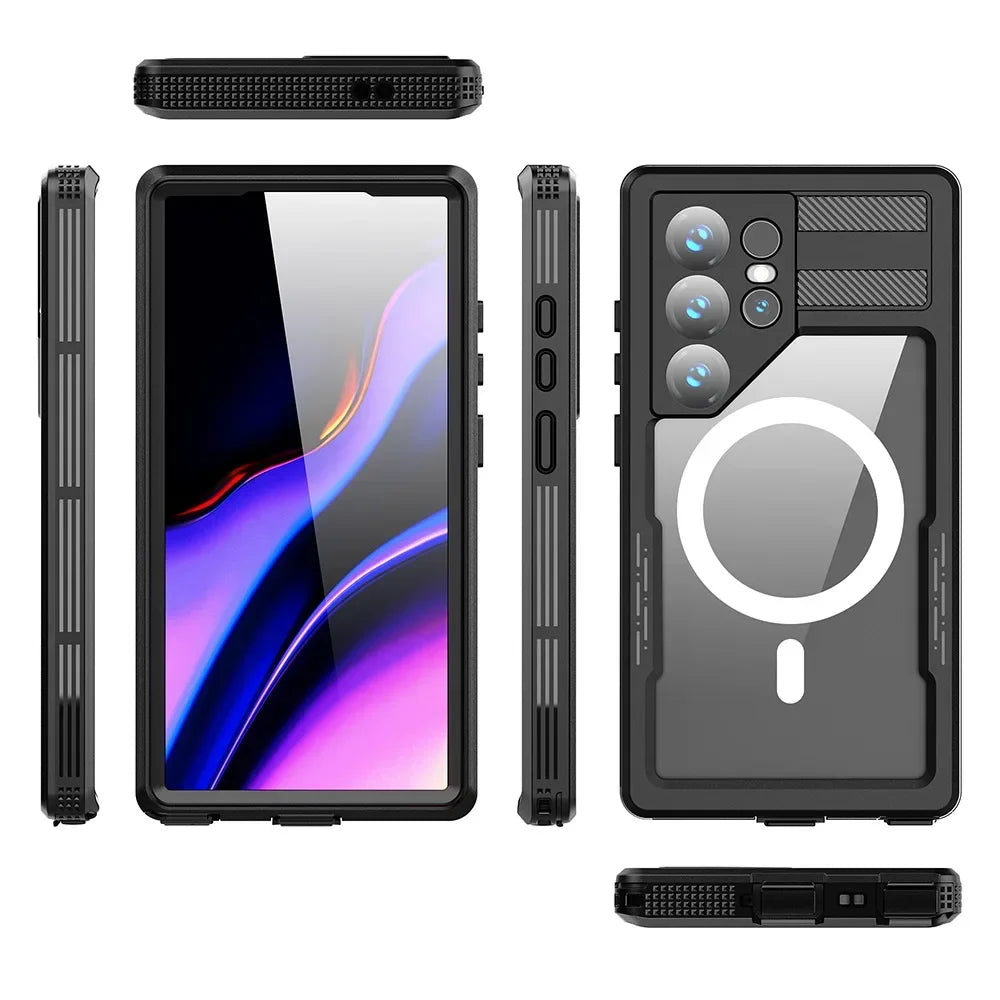 Samsung Galaxy S24 Ultra Waterproof Case - IP68 Military Grade Protection a Tidesmit