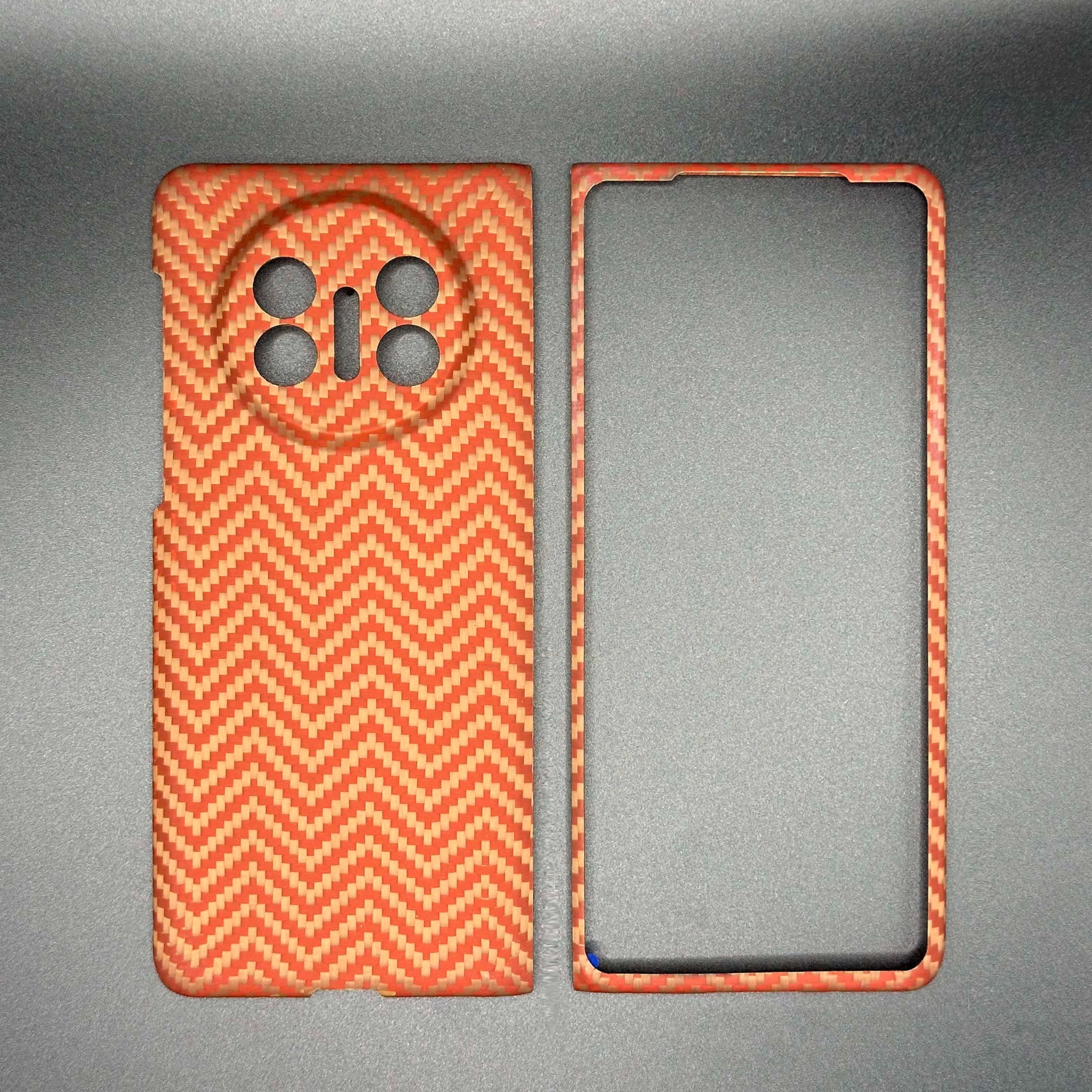 Huawei Mate X3 Magnetic Aramid Fiber Case | Slim Shock-Absorbing Cover Orange MJK Magnetic China Mainland Tidesmit