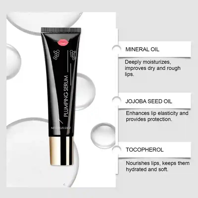Lip Plumper Oil – Hydrating Lip Treatment & Volumizing Gloss by Tidesmit Lip Care Tidesmit