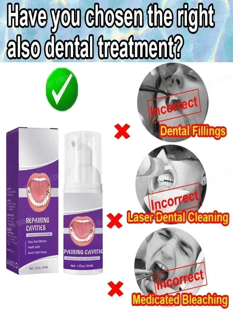 Tidesmit teeth whitening and cavity repair kit for plaque removal and dental health improvement