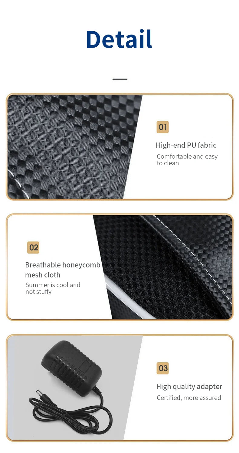 Electric Neck Massager with Heat Therapy & Vibration | Tidesmit Relaxation Treatment Tidesmit