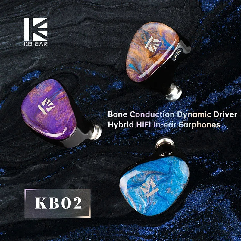 Dual Dynamic Driver Bone Conduction IEM Earphones by Tidesmit Tidesmit