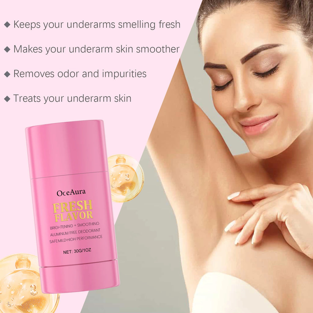 Tidesmit long-lasting antiperspirant deodorant stick for effective odor removal and underarm sweat protection.