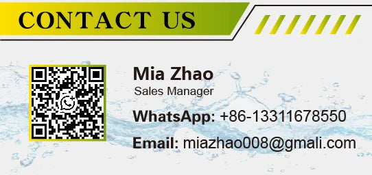 Greenhouse mist sprayer contact information banner with QR code, email, and WhatsApp