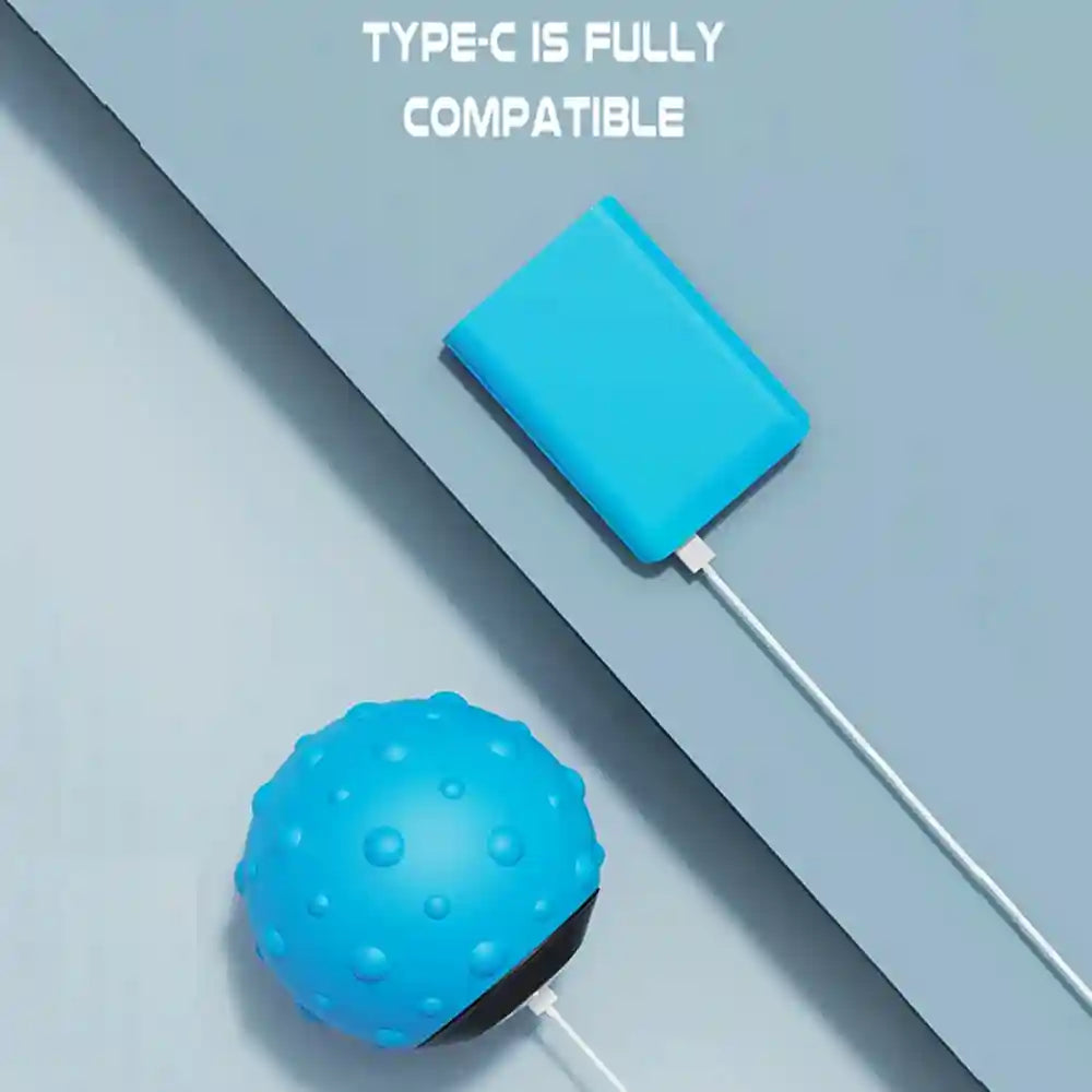 Vibrating Massage Ball: 5-Speed Deep Tissue Electric Muscle Roller Massage Roller Tidesmit
