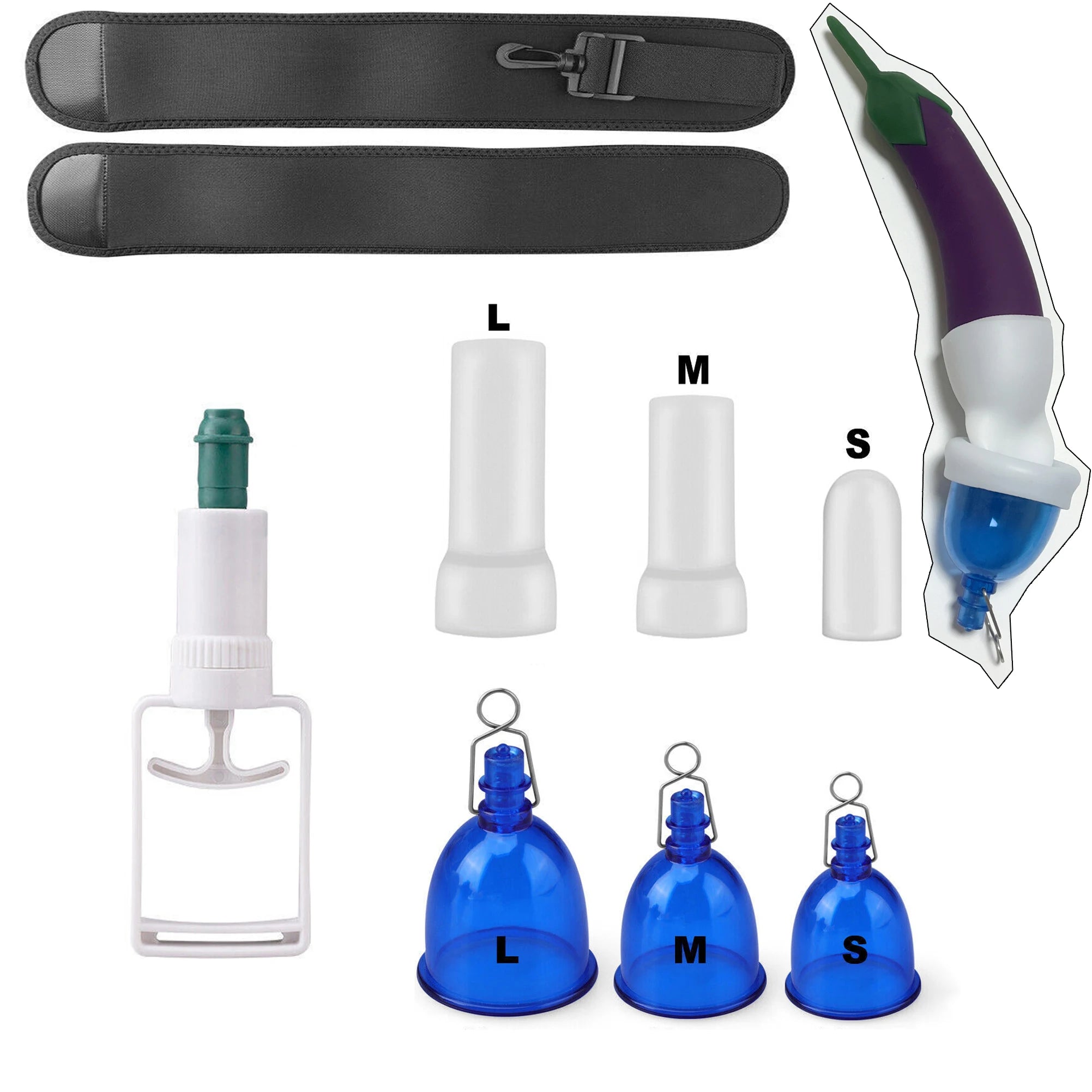 Cupping Therapy Set for Muscle Recovery - Professional Vacuum Suction Kit Relaxation Treatment Tidesmit