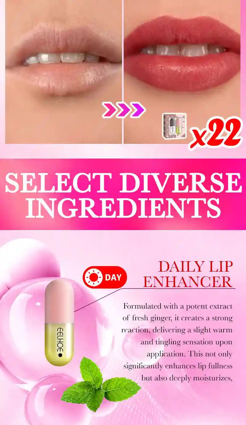 Lip Plumper Serum | Natural Moisturizing Lip Treatment | Tidesmit Lip Care Tidesmit