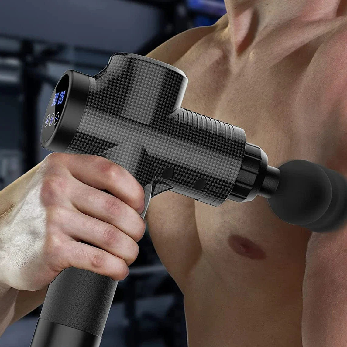 Deep Tissue Massage Gun - Cordless Percussion Massager with Heat Body Shaping Massage Equipment Tidesmit