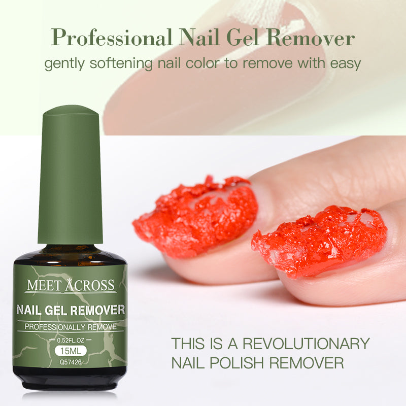 Nail Gel Polish Remover 15ml - Fast UV Soak Off Gel Solution Permanent Makeup Machines Tidesmit