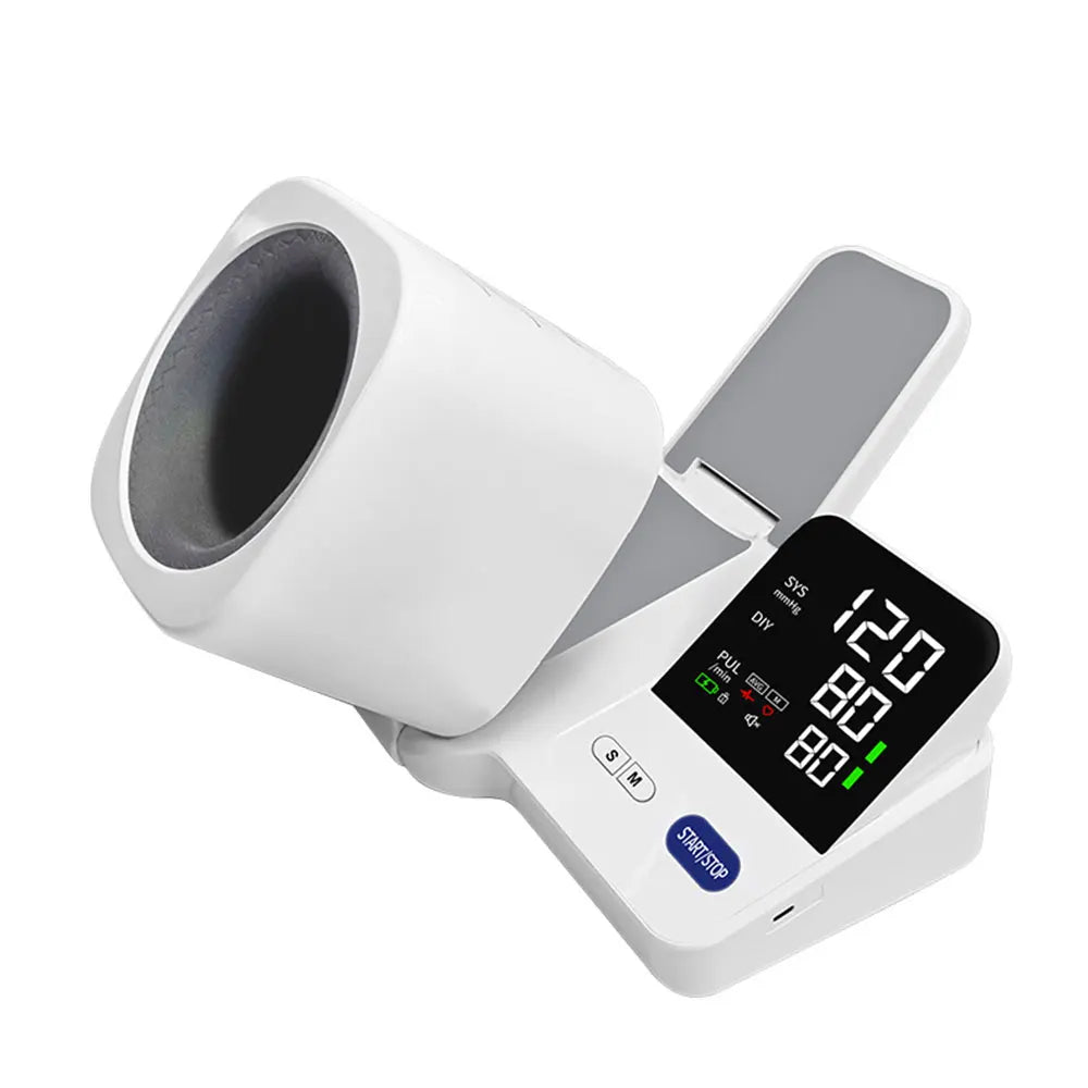 Desktop Blood Pressure Monitor, No Installation Required, Large LCD Backlit Display, Easy Home Use for Adults