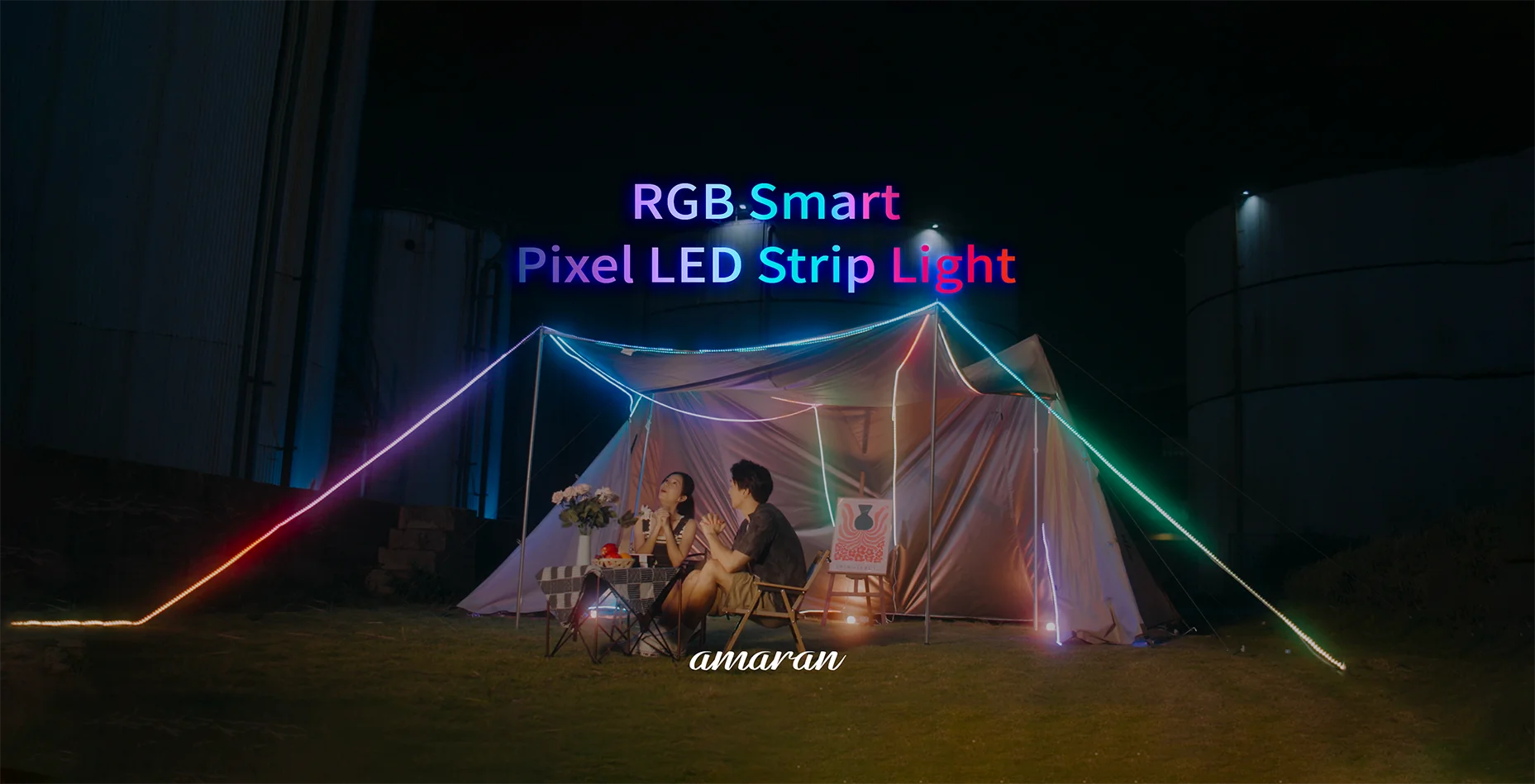 Amaran SM5c RGB Smart LED Strip Light 5M Extension - Tidesmit EU Tidesmit
