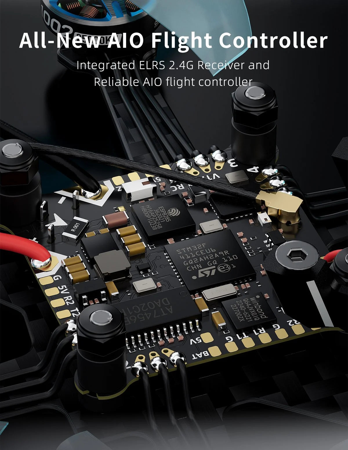 FPV Drone Quadcopter Kit: Tidesmit T-Cube18 2S HD O4 Precision System Tidesmit
