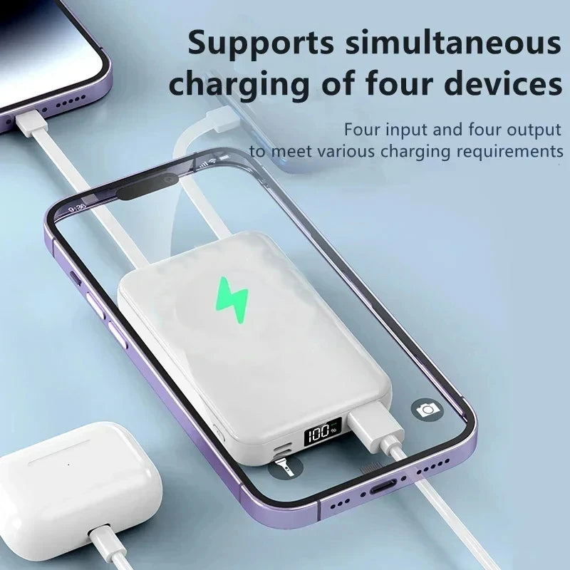 Magnetic Wireless Power Bank 10000mAh PD Fast Charger - Tidesmit Tidesmit