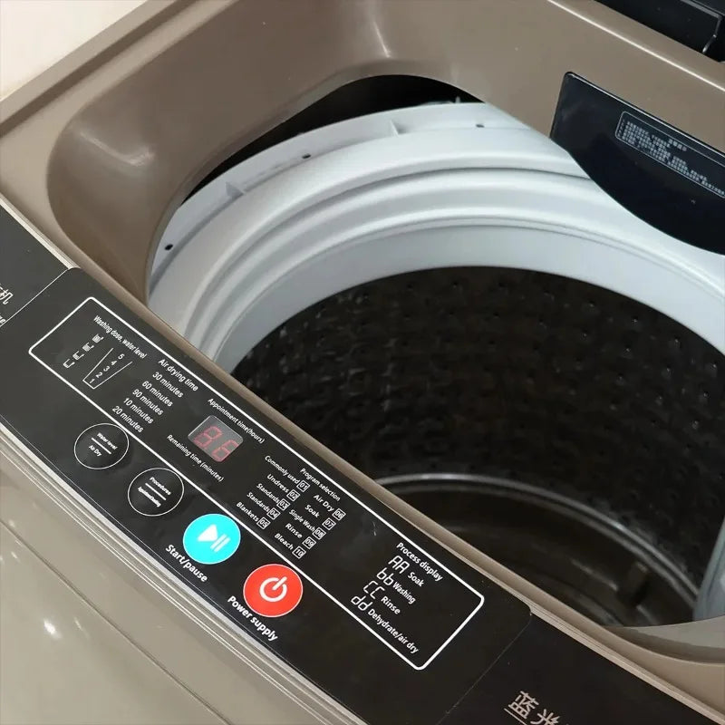 Tidesmit fully automatic washing machine and dryer unit, side profile view of high-capacity 12kg to 20kg laundry appliance