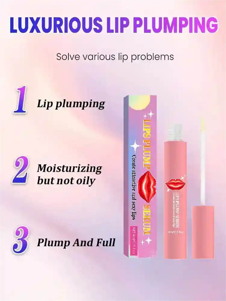 Lip Plumper Serum - Natural Volume Boost & Hydrating Lip Treatment Lip Care Tidesmit