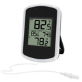 Wired Digital Thermometer Waterproof Indoor Outdoor Temperature Monitor with Min/Max Record 2m Line Probe Sensor for Home Room