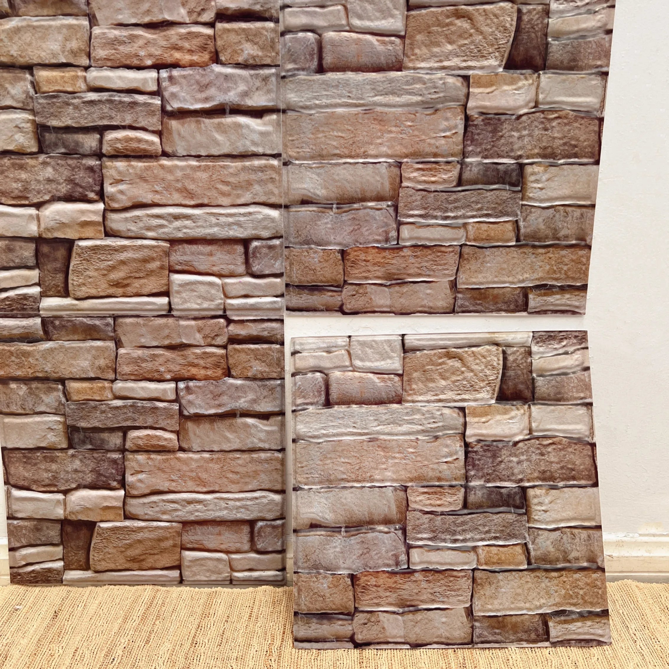 10/20Pcs Peel and Stick Tile Backsplash Thicker Design Marble Tiles 12"X12" Stick on Backsplash Self Adhesive Tiles for Any Room
