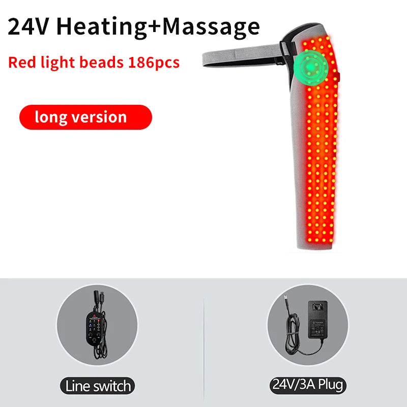 Red Light Heating Arm Wrap for Targeted Muscle Relief - Tidesmit Massage Cushion 24V-L-Massage Tidesmit
