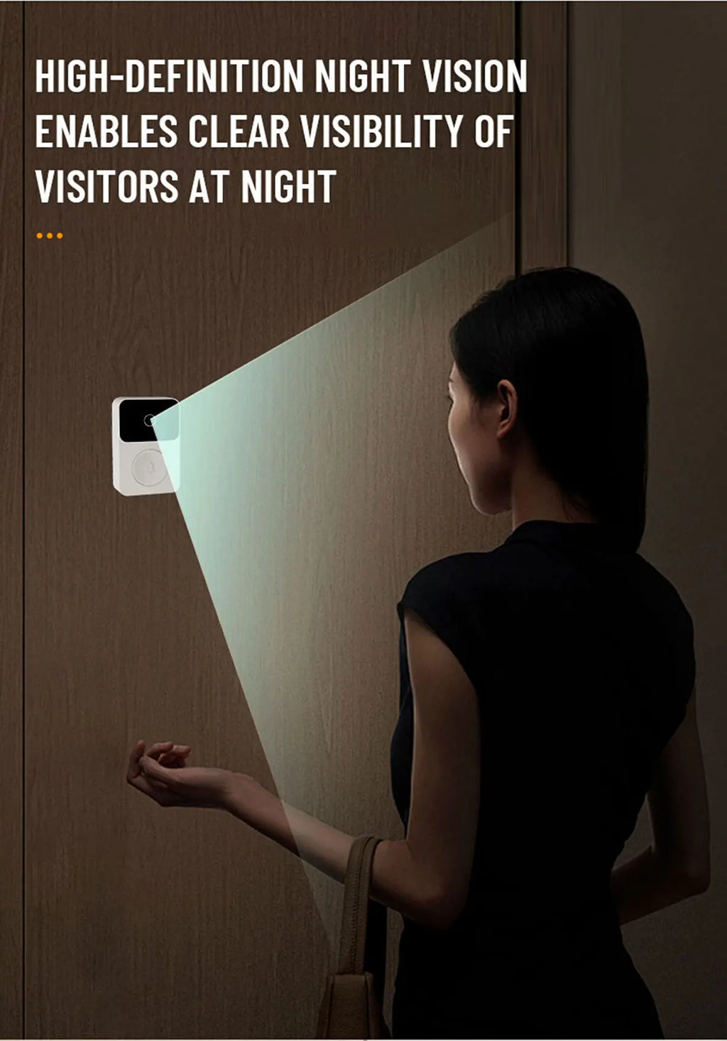 WIFI Video Doorbell Camera Wireless IR Night Vision Smart Home Security HD Door Bell Two Way Intercom Voice Change For Home