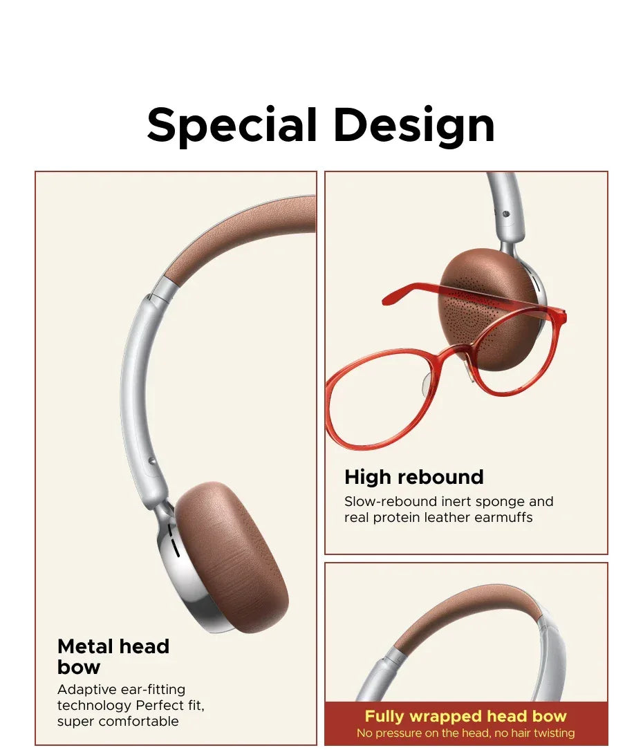 Tidesmit Wireless Headphones with Active Noise Cancelling 3D Audio Tidesmit