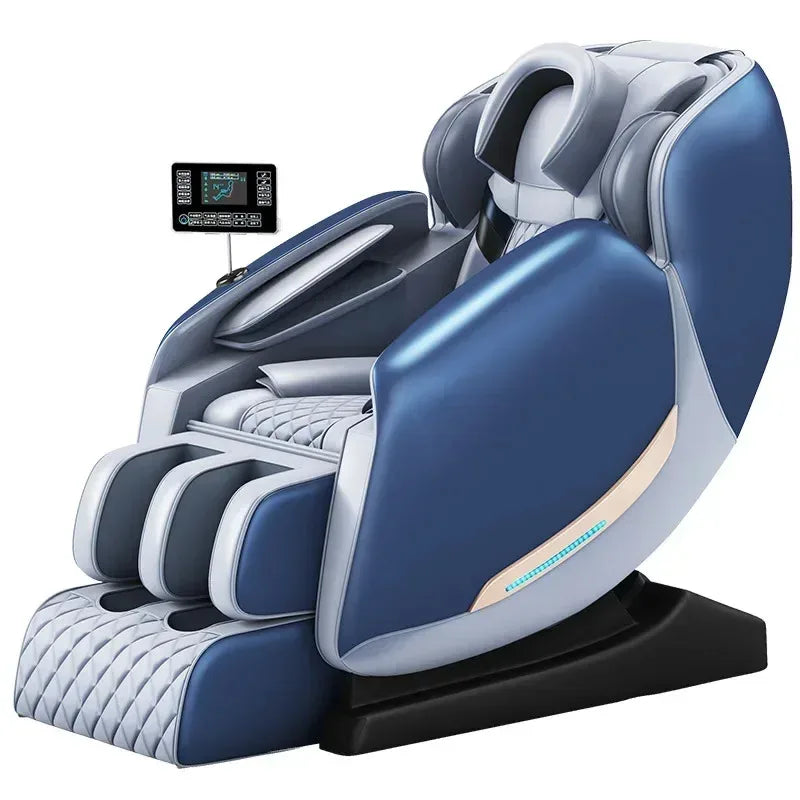 Massage Chair Recliner: Tibetan Blue Electric Sofa for Muscle Relief Massage Chairs Tidesmit