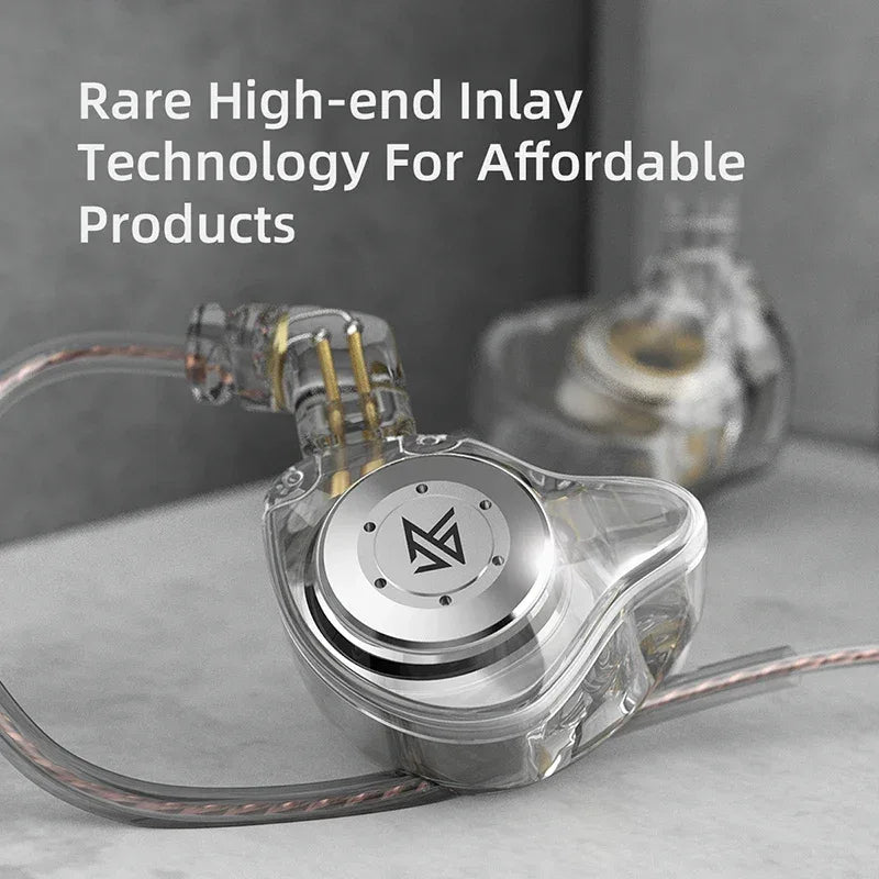 KZ EDX Pro In-Ear Monitor Headphones with Mic by Tidesmit Tidesmit