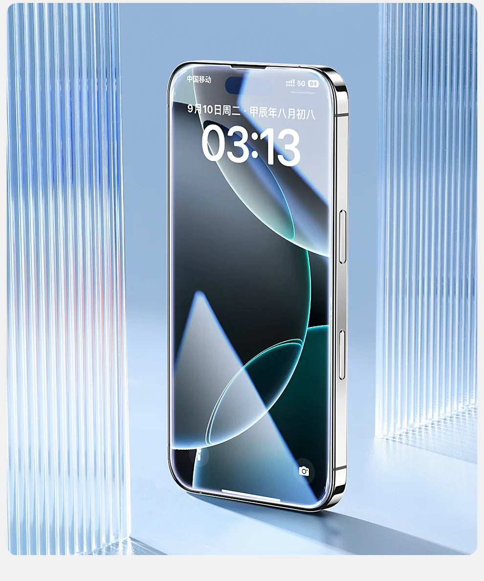 SmartDevil 1/2 PCS Dust-free Box Screen Protector for iPhone 17 Pro Max 17 Pro HD Tempered Glass Film for iPhone 17 Anti-scratch AE Tidesmit