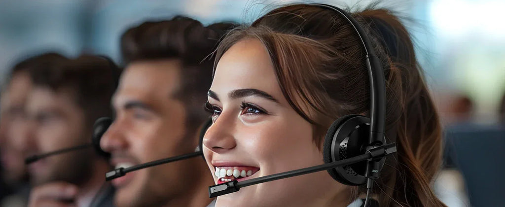 USB PC Headset with Microphone | Tidesmit Office Audio | Model 01 Tidesmit